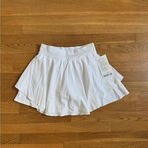 Lululemon Court Rival High Rise Skirt Long White Size 4